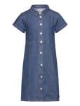 Levi's Button-Front Denim Dress Dresses & Skirts Dresses Casual Dresses Short-sleeved Casual Dresses Blue Levi's