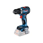 Bosch Professional 18V System Cordless Drill Driver GSR 18V-90 C (Batteries and Charger not Included, in Cardboard Box)