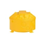 Boite cloison seche ø 140mm prof 100mm jaune 23 entrées pour comble et hourdis IP20 batibox Legrand 089380