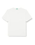 United Colors of Benetton Men's T-Shirt 3p7xu105t, Milk White 074, L