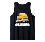 USA Tow Truck Driver, Truck Driver Yellow Line, Tow Truck Tank Top