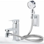 Douchette pour Lavabo Ensemble Pommeau Douche pour Lavabo Douchette de Salle de Bain avec Tuyau de Douche pour Pet Douche se Laver Les Cheveux ou