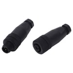 .for NMEA 2000 Male Female Terminator M12 5 Core A Shape Connector 9A Heat