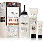 Phyto Color hair colour with plant extract shade 5.35 Chocolate light Brown 3 pc