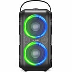 Bluetooth Speaker, W-KING 80W Super Punchy Bass, Huge 105dB Sound Portable Wirel