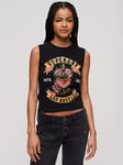 Superdry Tattoo Rhinestone Vest Top