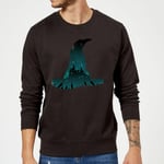 Harry Potter Sorting Hat Silhouette Sweatshirt - Black - L - Black