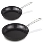 Brabantia - Frying Pan Set 20 +28 cm Chrome Ceramic