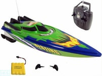 Rechargeable Radio Remote Control Boat Twin Engine & Motor High Speed Boat - NEW