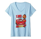 Pixar Cars LMQ Lightning McQueen Highlights V-Neck T-Shirt