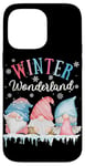 iPhone 14 Pro Max Walking In A Winter Wonderland Christmas Cute Gnome Matching Case