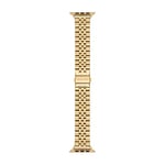 Michael Kors Band Compatible with Apple Watch, 38/40/41 mm:42/44/45/49 mm-20 mm Gold Stainless Steel, MKS8055E