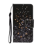 Samsung Galaxy M11 Case Phone Cover Flip Shockproof PU Leather with Stand Magnetic Money Pouch TPU Bumper Gel Protective Case Wallet Case Star