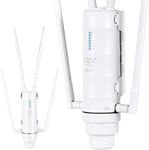 Point d'accès sans Fil extérieur AC1200 Répéteur WLAN extérieur Répéteur WLAN extérieur Amplificateur WiFi de Zone extérieure Amplificateur WLAN Extenseur WLAN Double Bande extérieur Routeur