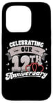 iPhone 15 Pro 12th Wedding Anniversary Celebrating 12 Years Matching Gift Case