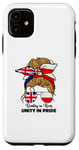 iPhone 11 Half Britain And Polish British UK Poland Flag Girl Women Case