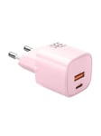 Mcdodo Charger GaN 33W CH-0155 USB-C USB-A (pink)