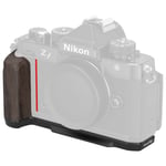 SmallRig 4801 L-Shape Mount Plate with Wooden Handle (Nikon Z f)