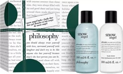 PHILOSOPHY BATH SET: 1 x SNOW ANGEL SHOWER GEL 180ML +  1 x SNOW ANGEL BODY LOTION 180ML