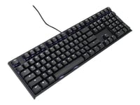 Ducky One 2 Backlit Pbt Gaming Tastatur, Mx-Blue, Weiße Led - Schwarz (De)