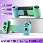 D8 USB Teleskooppinen langaton peliohjain Peliohjain Kahva sisäänvedettävä Joystick Android IOS PS3 PS4 Switch PC Matkapuhelimelle