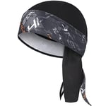 HASAGEI Bandana respirant pour homme et femme - Bandana de sport - Séchage rapide - Foulard sous casque de cyclisme - Foulard d'été - Bonnet de vélo, Orange, taille unique