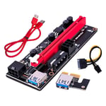 Pci-e Extenseur Carte adaptateur usb 3.0 pour rallonge pci Express Riser pcie 1X à 16X Linux / xp Win7 Win8 Win10