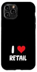 Coque pour iPhone 11 Pro I Love Retail - Vente en magasin de vêtements de caissier