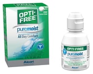 Opti-Free Puremoist Multi-Purpose Disinfecting Solution with Lens Case, 2-Ounce