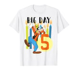 Disney Goofy Birthday Big Day 5 Years Old T-Shirt