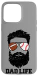 iPhone 15 Pro Max Football Baseball Dad Messy Hair Beard Football Baseball Dad Case