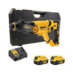 DCH263P2-QW Perforateur SDS-Plus 18V 3,1J xr - 2 x 5.0 Ah Batterie + chargeur et coffret - Dewalt