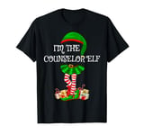 Matching Family Women Girls I'm The Counselor Elf Christmas T-Shirt