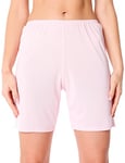 Bellivalini Femme Pantalon Court Shorts de Soie de Viscose BLV50-269 (Saumon, XL)