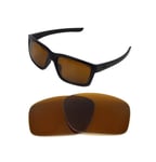 NEW POLARIZED BRONZE REPLACEMENT LENS FOR OAKLEY MAINLINK SUNGLASSES