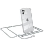 EAZY CASE for Apple IPHONE 12 Mini cover With Band Mobile Slicone Cover Grey