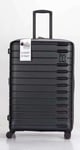 IT Luggage Incision 8 Wheel Hard Case Expandable 80cm Black Large