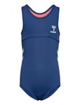 Hmlbell Swimsuit Sport Swimsuits Blue Hummel