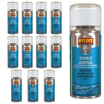 Hycote Colour Spray Paint XDMC607 Mercedes Iridium Silver (Metallic) 150ml x12