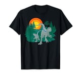 Jurassic World Blue Raptor Sunset T-Shirt