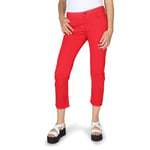 Armani Jeans Womens Trousers - Red Cotton - Size 25 (Waist)