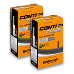 2x Continental Bike Inner Tube Tour 28 700 32 47 Schrader 40mm valve