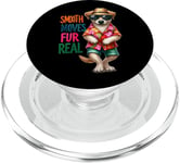 Smooth And Moves Fur Real Funny Dog Style PopSockets PopGrip for MagSafe