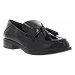 Mocassins FEMME Tamaris noir vernis