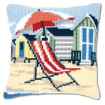 Vervaco, Kit Coussin Point De Croix, Chaise De Plage, Multi-Couleurs