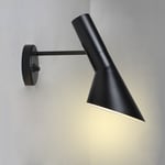 Umnuou - Applique Murale Moderne Nordique avec Interrupteur Lampe de Lecture Design Élégant Réglable Noir E27 pour Chambre Salon [Classe énergétique