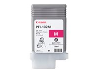 Canon Pfi-102 M - 130 Ml - Magenta - Original - Bläcktank - För Imageprograf Ipf500, Ipf510, Ipf600, Ipf605, Ipf610, Ipf700, Ipf710, Ipf720, Lp17, Lp24