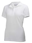 Aux femmes Helly Hansen W Crew Tech Polo 2XL Blanc et crème