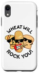 Coque pour iPhone XR Wheat Will Rock You Funny Food Jeu de mots