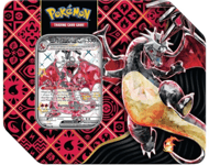 Pokémon TCG: Scarlet & Violet - Paldean Fates Tin Shiny Charizard ex (USA ed med 5 Boosters)